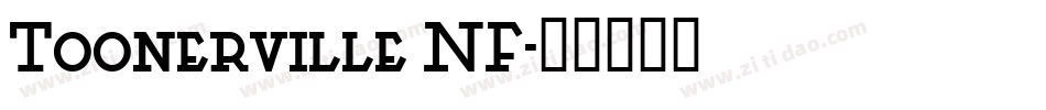 Toonerville NF字体转换